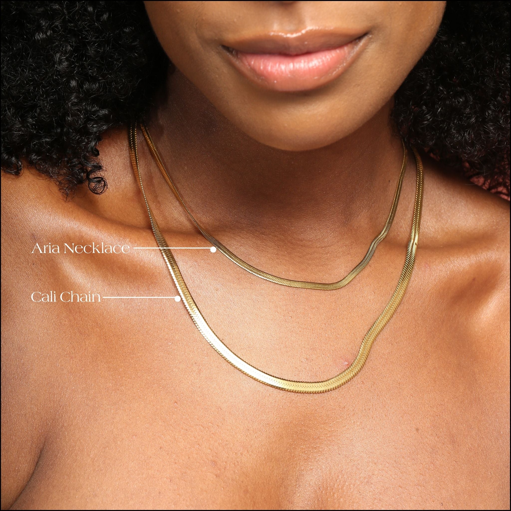 Aria Chain Necklace - All Time Best Seller. (Sent After Trial) - Cali Tiger