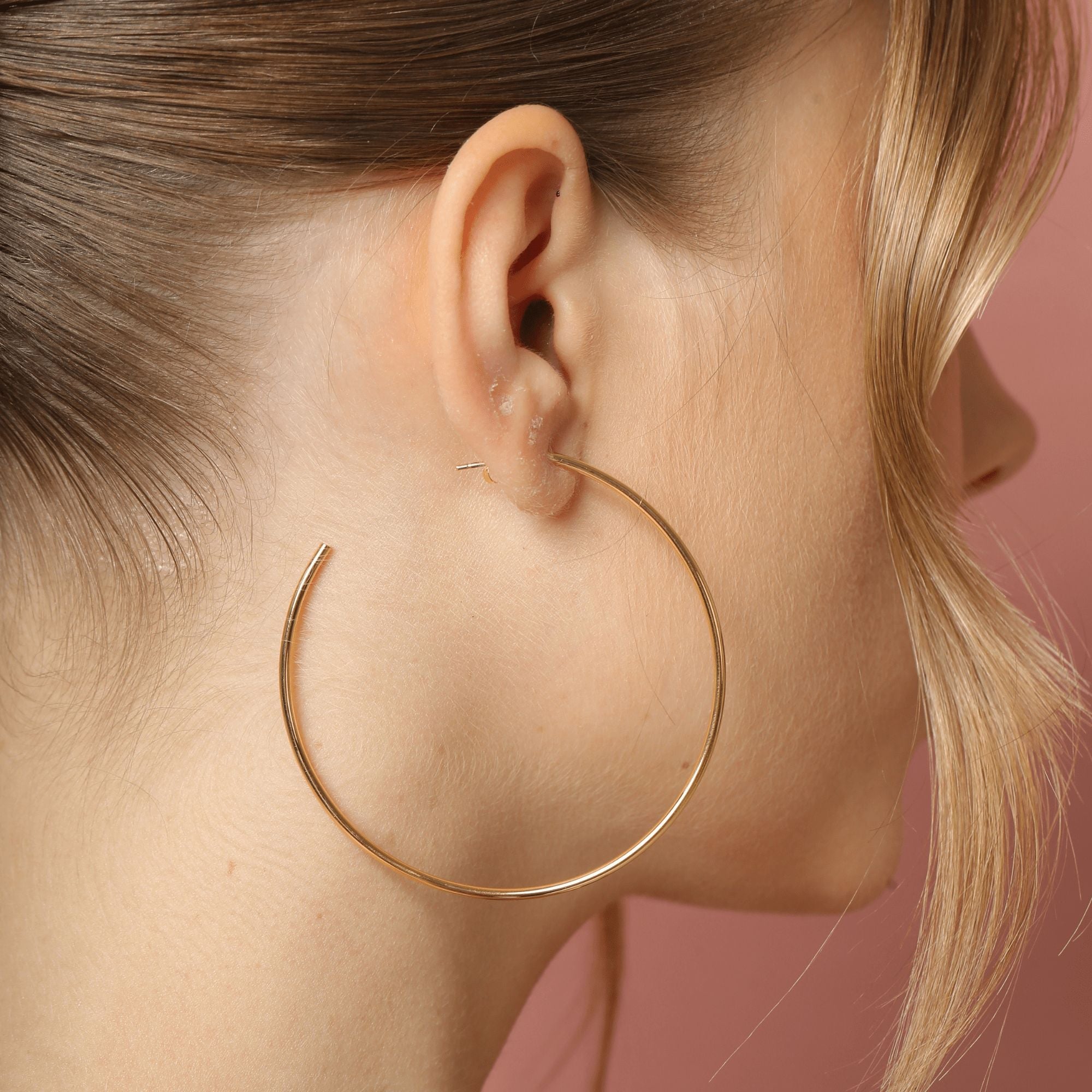 Beatriz Gold Hoops - Cali Tiger