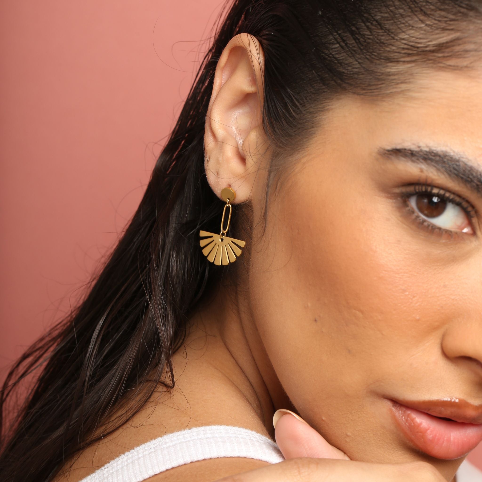 Bricia Earrings - Cali Tiger