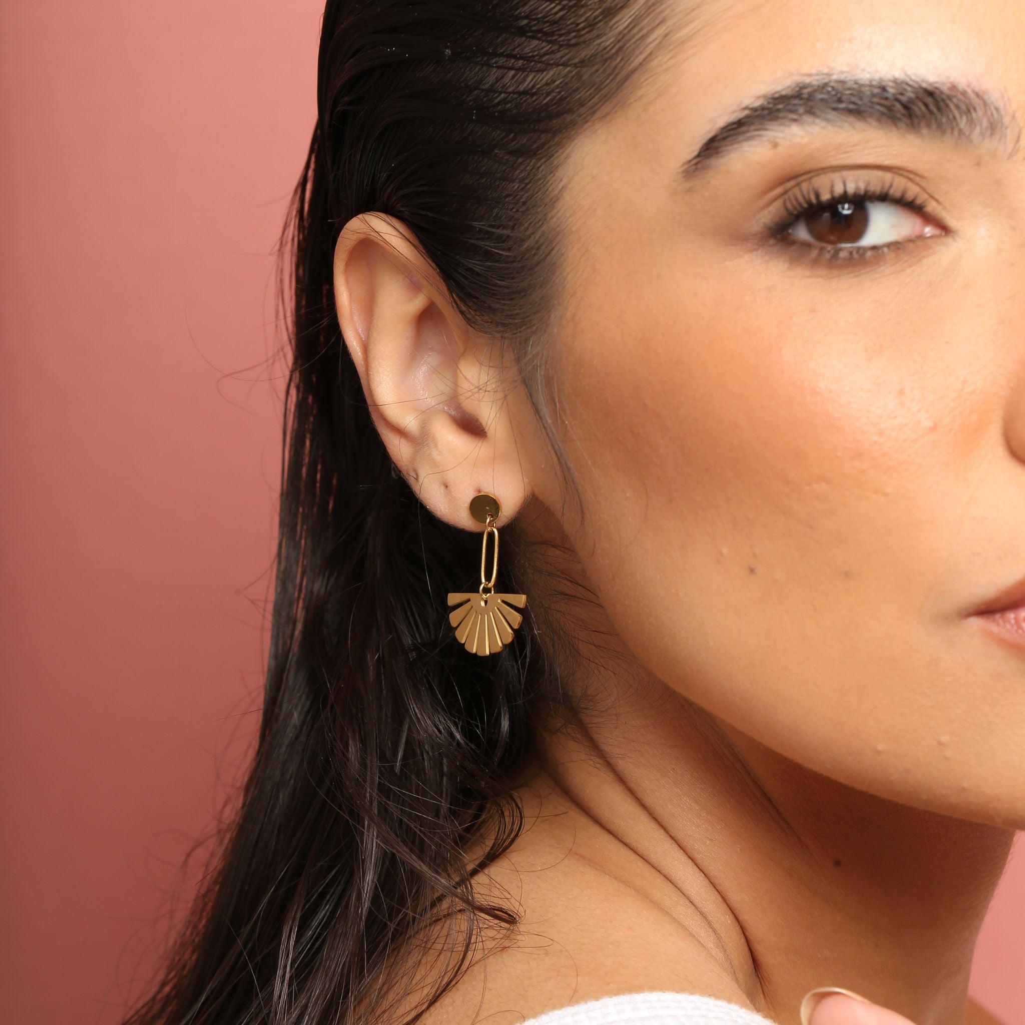 Bricia Earrings - Cali Tiger