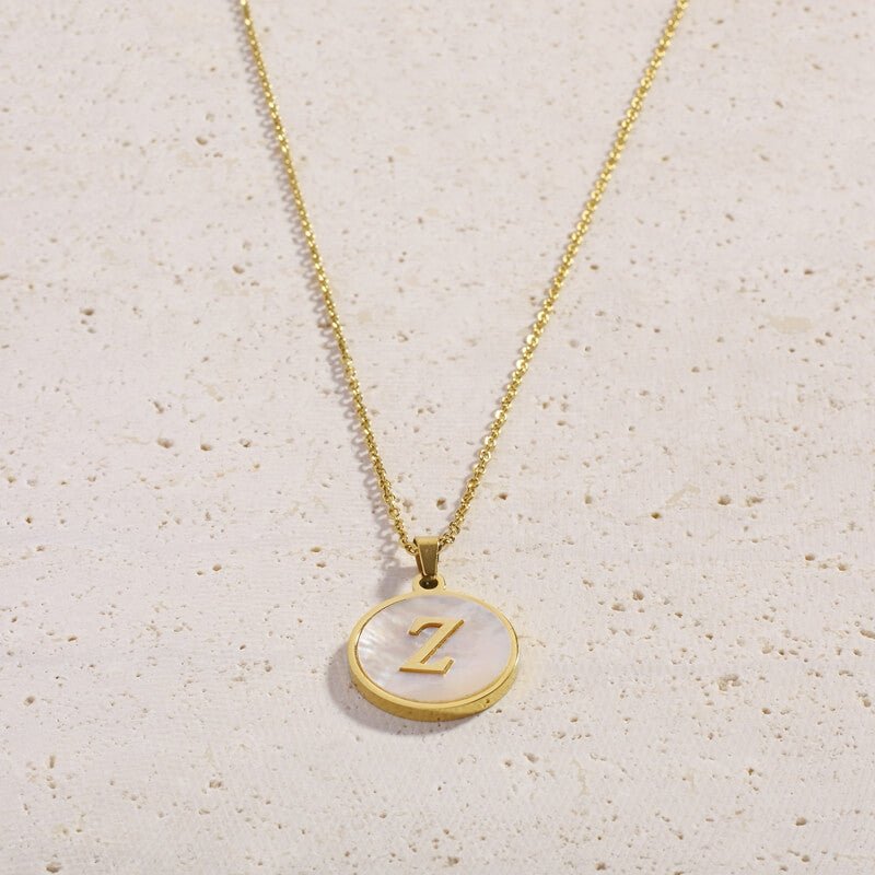 Shell Letter Necklaces 2.0 - Cali Tiger