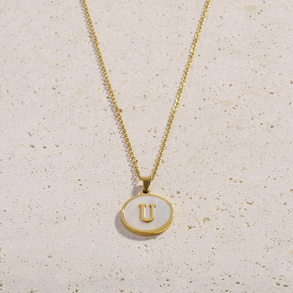 Shell Letter Necklaces 2.0 - Cali Tiger