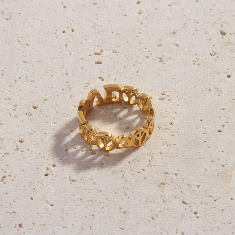 Sofonisba Gold Ring - Cali Tiger