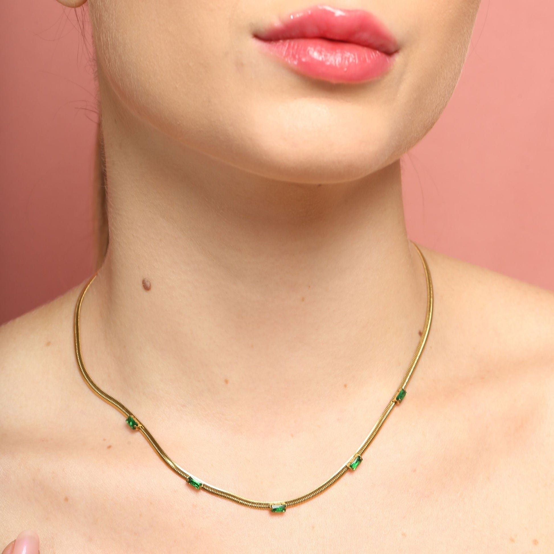 Vert Aria Chain Necklace - Cali Tiger