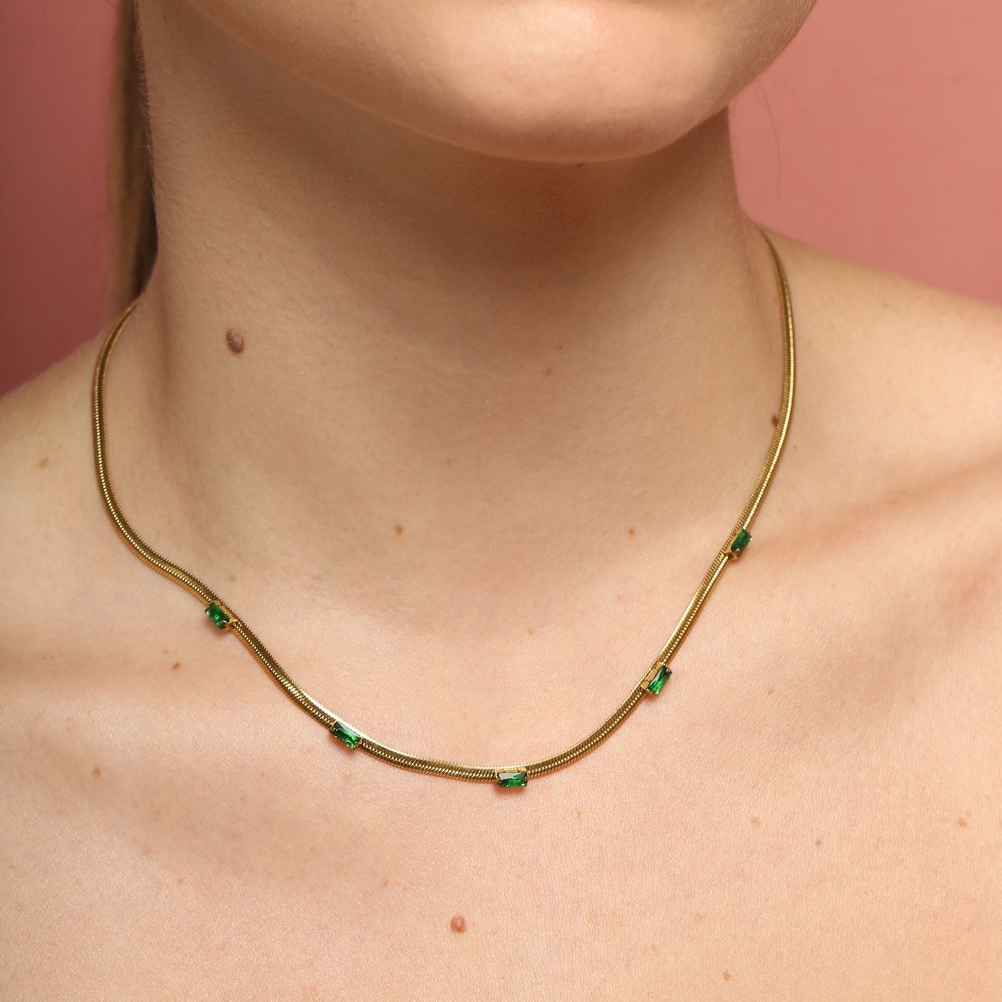 Vert Aria Chain Necklace - Cali Tiger