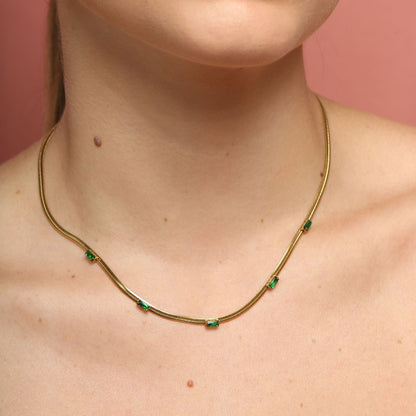 Vert Aria Chain Necklace - Cali Tiger