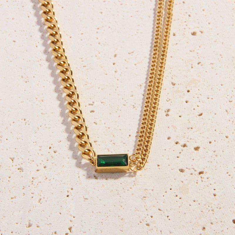 Vert Chain Necklace - Cali Tiger