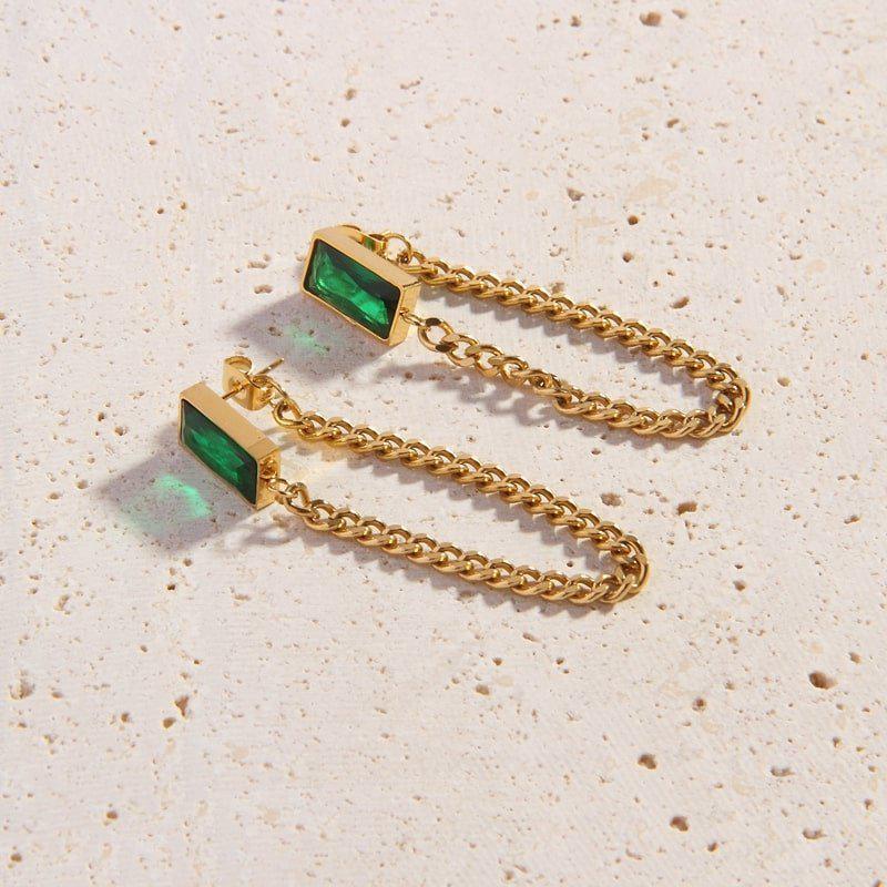 Vert Earrings - Cali Tiger