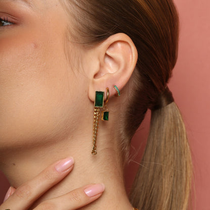 Vert Earrings - Cali Tiger